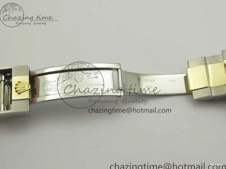 MiroTime 0410 Affordable Submariner 116613 LB Noob 1:1 Best Edition YG Wrapped Bezel Blue Dial on SS YG Bracelet A2836 V 3413